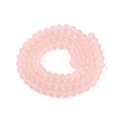 Transparent Glass Beads Strands X-EGLA-A044-T6mm-MD22-1