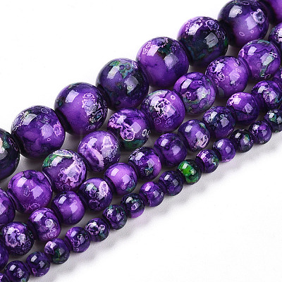 Baking Paint Glass Beads X1-DGLA-N003-6mm-A07-1