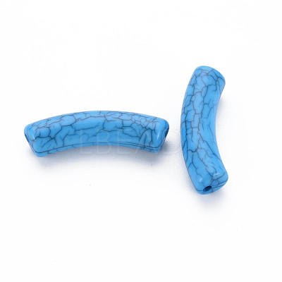 Opaque Crackle Acrylic Beads MACR-S372-002N-003-1