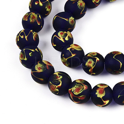 Handmade Lampwork Beads Strands LAMP-N028-05G-1