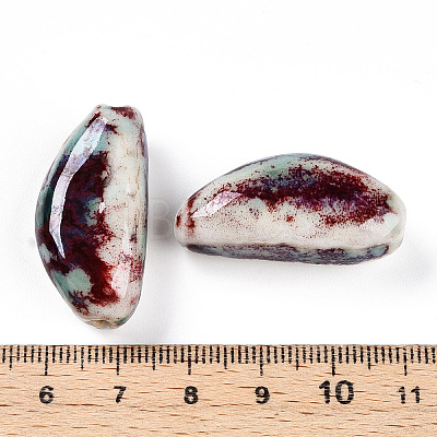 Handmade Porcelain Beads PORC-N008-08E-1