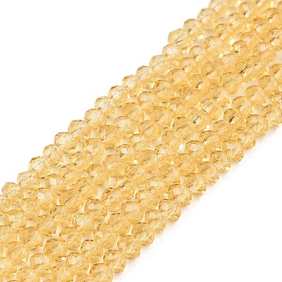 Glass Beads Strands EGLA-A044-T1mm-D03-1
