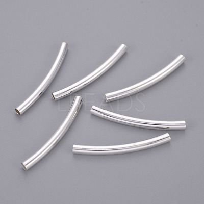 Brass Tube Beads X-KK-H659-S-1