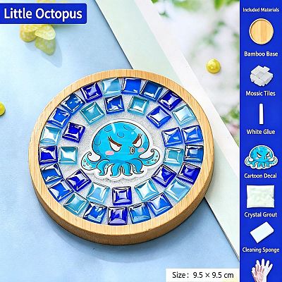 DIY Mosaic Coaster Making Kit TH-CBAB785-01I-1