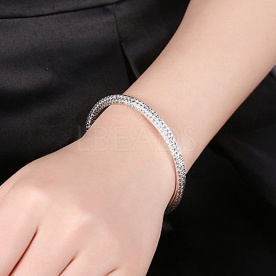 Trendy Brass Cuff Bangles BJEW-BB31070-1