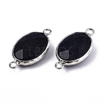 Synthetic Blue Goldstone Links/Connectors G-T131-102-01-1