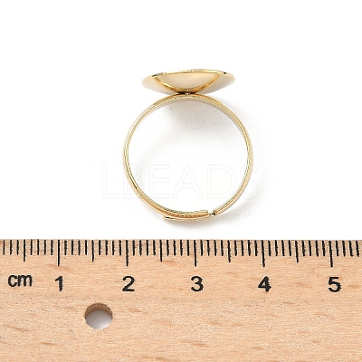 Adjustable Brass Pad Ring Setting KK-K414-01A-G-1