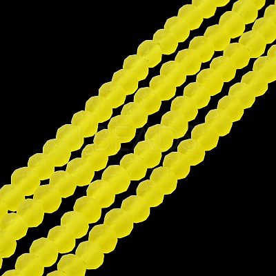 Transparent Glass Beads Strands EGLA-A034-T6mm-MD29-1