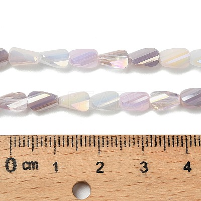 Electroplate Glass Beads Strands EGLA-P065-01A-02-1