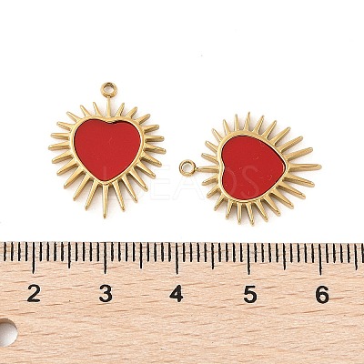 304 Stainless Steel Pendants STAS-P380-75G-02-1