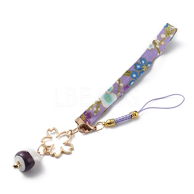 Brass Pendant Keychains HJEW-WH0039-15C-1