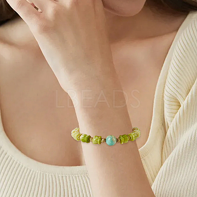 100Pcs 5 Colors Synthetic Coral Beads CORA-SP0001-20-1