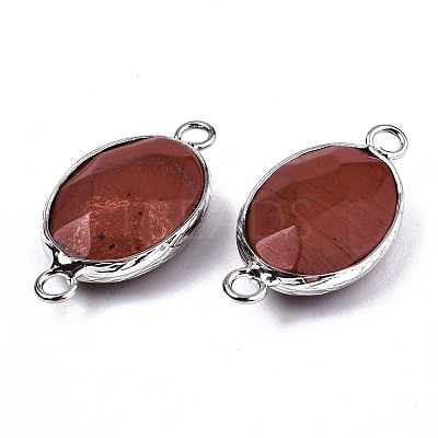 Natural Red Jasper Links/Connectors G-T131-102-22-1
