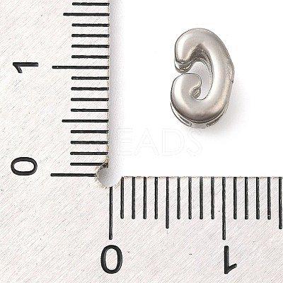 304 Stainless Steel Slide Charms STAS-B075-37P-G-1