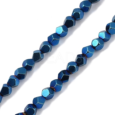 Electroplated Synthetic Non-magnetic Hematite Beads Strands G-A234-G03-01-1