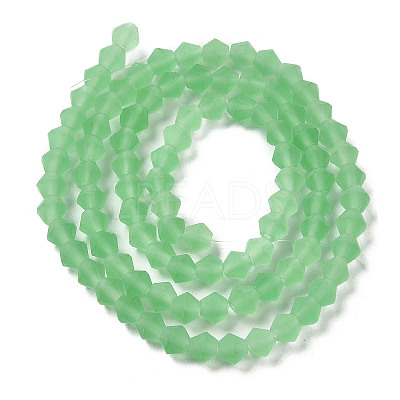 Imitate Austrian Crystal Frosted Glass Beads Strands LS-EGLA-A039-T3mm-MD24-1