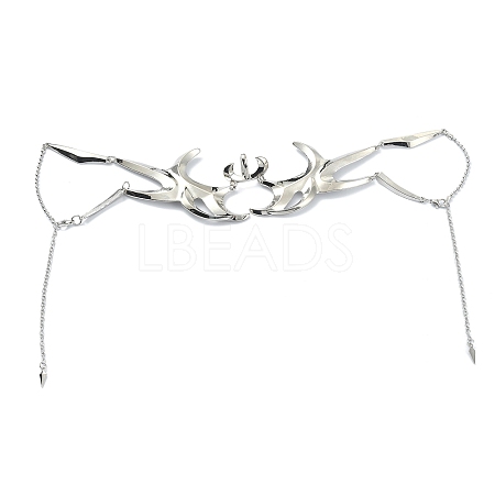 Party Alloy Face Masks AJEW-B021-02P-1