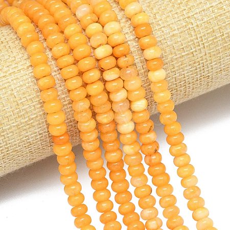 Natural Malaysia Jade Beads Strands X-G-B165-G01-4x6mm-07-1