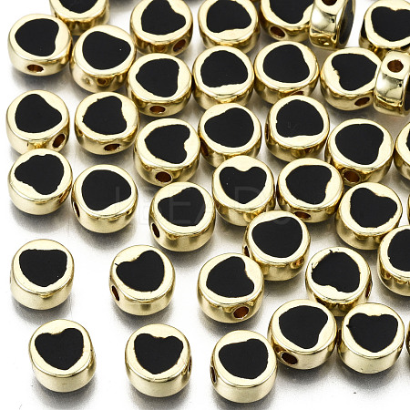 Alloy Enamel Beads ENAM-S122-030-RS-1
