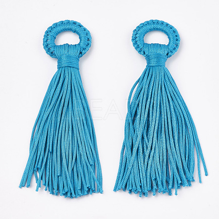 Polyester Tassel Big Pendant Decorations X-FIND-S274-03-1