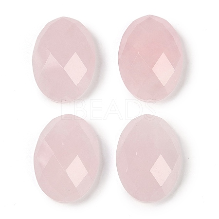 Natural Rose Quartz Cabochons G-G760-A13-1
