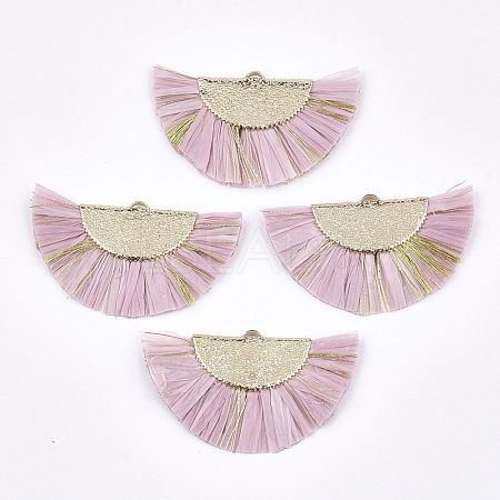 Raffia Tassel Pendants FIND-T026-27-1