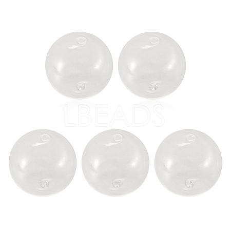 Handmade Two Holes Blown Glass Globe Beads BLOW-TA0001-02B-1