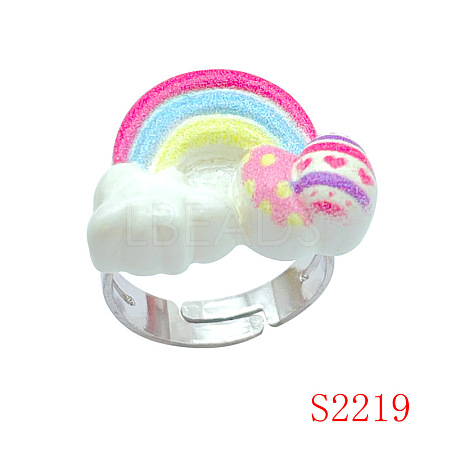 Easter Resin with Iron Finger Rings for Girl FS-WG45AD0-12-1