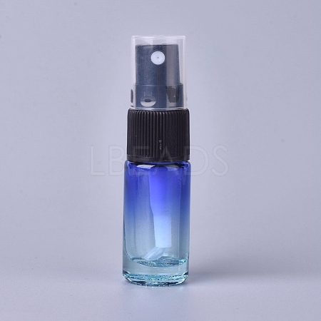 5ml Gradient Color Glass Spray Bottles MRMJ-WH0059-12C-1