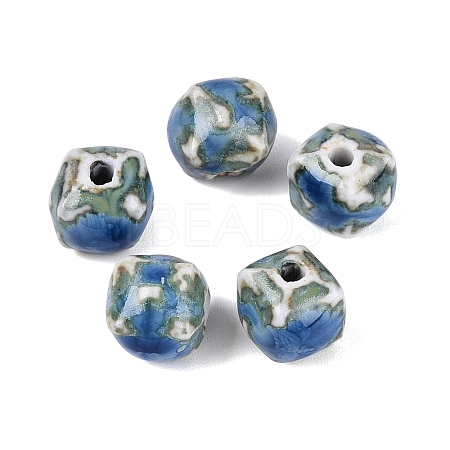 Vintage Handmade Porcelain Beads PORC-N013-18-07-1