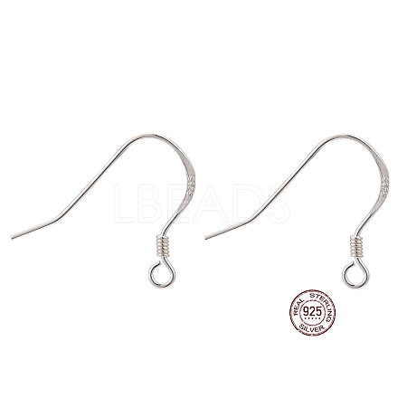 925 Sterling Silver Earring Hooks X-STER-K167-049C-S-1