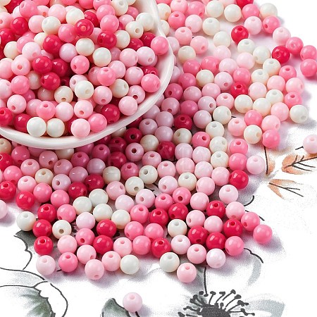Opaque Acrylic Beads SACR-Q004-01A-1