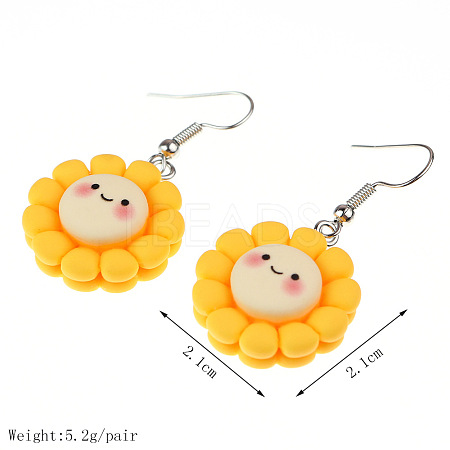 Food Theme Resin Dangle Earrings FS-WGC167F-17-1