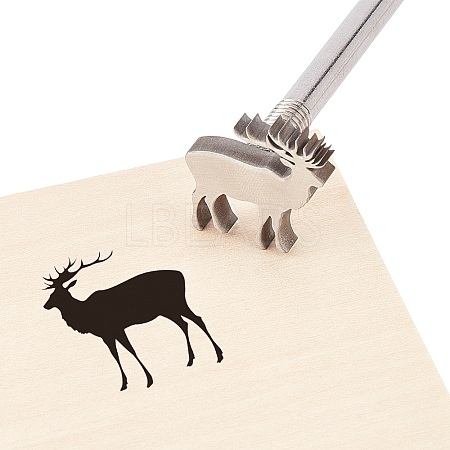 Branding Stainless Steel Stamps AJEW-WH0158-008-1