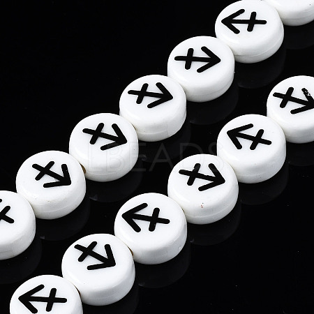 Handmade Porcelain Ceramic Beads Strands PORC-S502-032C-1