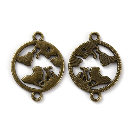 Alloy Connector Charms FIND-WH0108-38AB-1