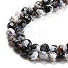 Dyed Natural Fire Crackle Agate Beads Strands G-G007-01H-4