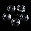 Transparent Half Round Glass Cabochons GGLA-R027-18mm-6