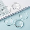 Transparent Glass Cabochons X-GGLA-R026-35mm-8