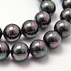 Shell Pearl Bead Strands X-BSHE-L025-05-8mm-3