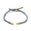 Nylon Cord Silder Bracelets MAK-C003-03G-19-4
