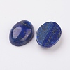 Natural Lapis Lazuli Flat Back Cabochons X-G-G741-30x40mm-15-2