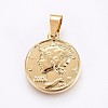 304 Stainless Steel Pendants X-STAS-H458-10G-1