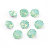 Pointed Back & Back Plated K9 Glass Rhinestone Cabochons RGLA-J012-10mm-390-2