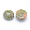 Natural Unakite Cabochons G-P393-R31-8mm-2