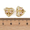 Brass Pave Cubic Zirconia Multi-strand Links ZIRC-F145-04G-02-3