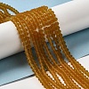 Imitate Austrian Crystal Frosted Glass Beads Strands LS-GLAA-F029-TM2mm-B28-2