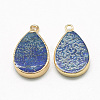 Synthetic Lapis Lazuli Pendants G-Q494-52B-2