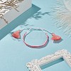 Tassel Charm Bracelet BJEW-MZ00016-5