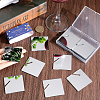 Acrylic Mirror Wine Glass Charms AJEW-SC0002-53A-02-3